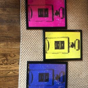Perfume glam framed posters